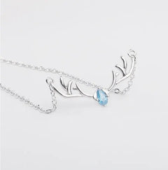 Silver Crown Pendant Necklace