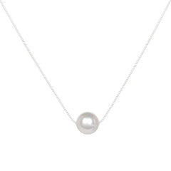 Silver Crown Pendant Necklace