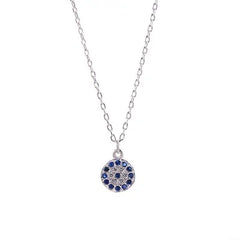 Silver Crown Pendant Necklace