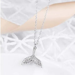 Silver Crown Pendant Necklace